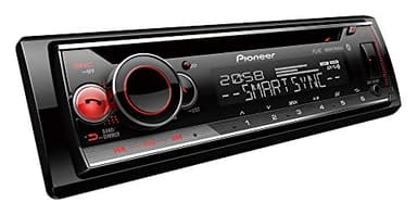 Pioneer DEH-S520BT - Autoradio con CD de 1 DIN con Bluetooth®, iluminación Multicolor, USB, aplicación Pioneer Smart Sync y Compatible con Dispositivos Apple y Android