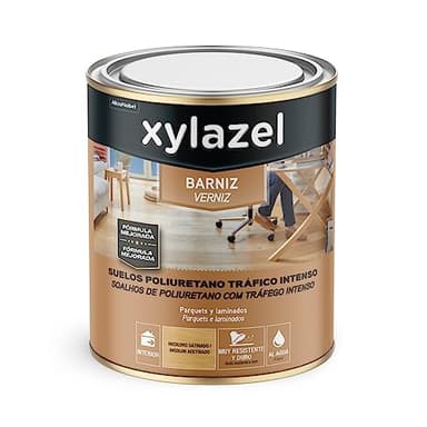 Xylazel Barniz al agua para Suelos Satinado Incolor 750 ml