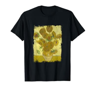 Girasoles de Vincent Van Gogh Pintura famosa Camiseta