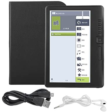 Lector de Libros Electrónicos Portátil BK7019 de 7 Pulgadas, Pantalla Colorida, Compatible con Tarjeta de Memoria (Memoria 4G)