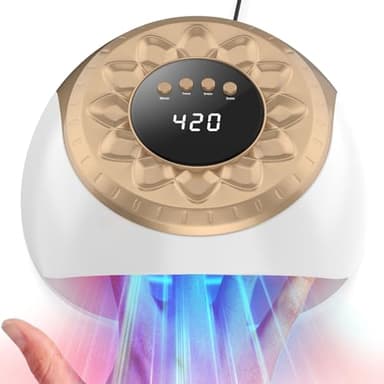 iKeener Dispositivo Terapia Actualización Láser para Hongos Uñas,Sesiones Ajustables 3/5/7/10 Minutos,Limpieza Láser Uñas y Onicomicosis,Removedor Hongos Uñas con Luz Azul 15*470nm + Luz Roja 42*650nm