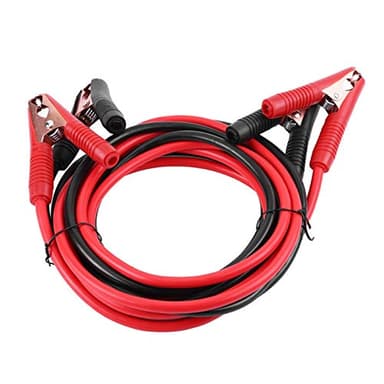 Auto Jump Starter Cable 4m 2200A Juego de cables de puente para vehículos Abrazadera de cocodrilo Booster Abrazaderas de batería Cable de refuerzo de batería inteligente Negro Rojo para vehíc