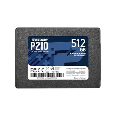 Patriot P210 SSD 512GB SATA III Disco Sólido Interno 2.5" - P210S512G25