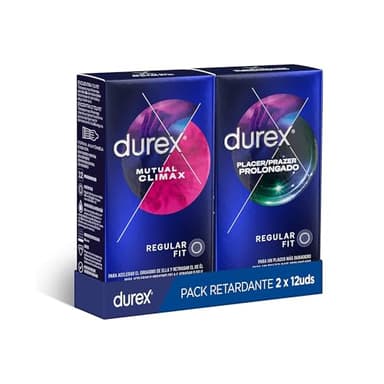Durex Pack Preservativos Placer Prolongado + Mutual Climax - 24 Condones