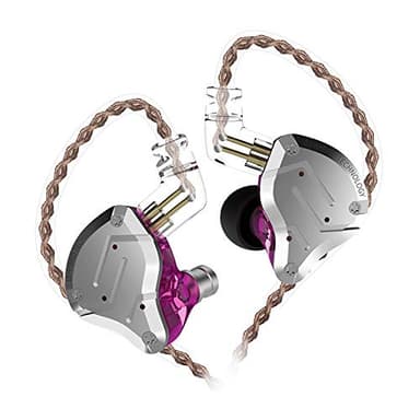 CCA KZ ZS10 Pro 4BA + 1DD - Auriculares in-Ear (Hi-Fi, Bajos claros, cancelación de Ruido, con Cable extraíble)