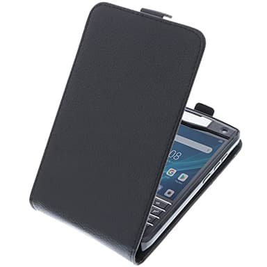 foto-kontor Funda Compatible con Unihertz Titan Protectora Tipo Flip para móvil Negra