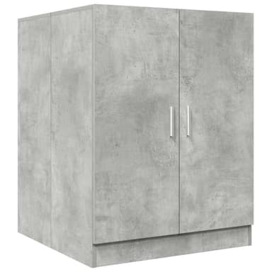 vidaXL Armario de Lavadora Gris hormigón 70,5x71,5x91,5 cm, Mueble de la Lavadora, Armario de la lavandería, Mueble de lavadero