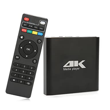 Reproductor Multimedia HDMI, Mini Reproductor Multimedia 4K Interfaz Multimedia HD Multifunción Reproductor MP4 Digital Compatible con Decodificación 4K 10Bit H.264 H.265 Y Pantalla de TV 4K(EU)