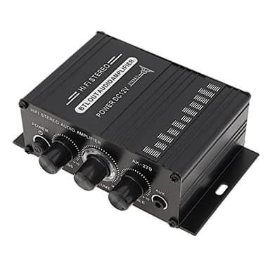 ePathChina Amplificador de potencia Audio Karaoke Home Theater Amplifier 2 Canales Clase D Amplificador USB/SD Entrada AUX, Cable de alimentación Incluido