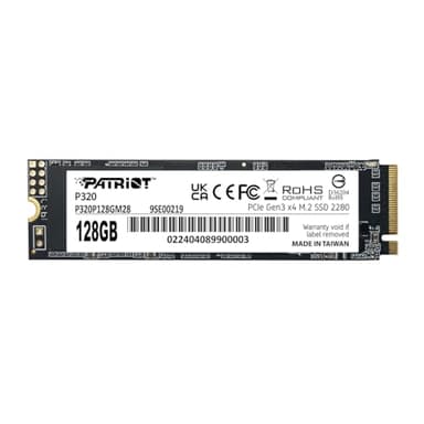 Patriot P320 128GB SSD Interno - NVMe PCIe Gen 3x4 - M.2 2280 - Unidad de Estado Sólido - P320P128GM28