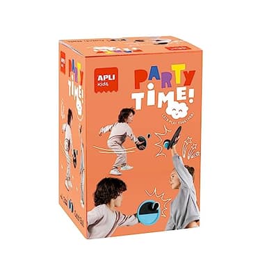APLI Kids 19562 - Juego Catch Ball de Lanzamiento y recepción de Nylon, Juego de Platos y Pelota para niños Ideal para Jugar al Aire Libre