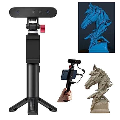 Creality CR Scan Ferret Escáner 3D para impresión 3D, Seguimiento Antivibración, Precisión de 0,1 mm, 30fps Escaneo Rápido a Todo Color, portátil escáner Zum Scannen großer und kleiner Objekte