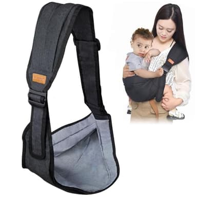 Fular portabebe UieaMsio Portabebés Ajustable para Bebés,Mochila Portabebes, Portabebes Multifuncional,Mochila Bebe Portabebes All Seasons para Bebés de 5 a 36 meses, hasta 20 kg (A)