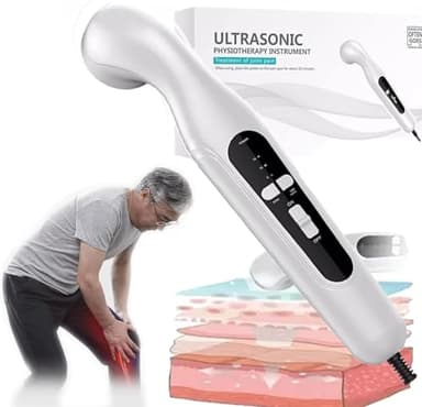 Dispositivo De Fisioterapia Por Ultrasonido,3 Engranajes Ajustables, Para Aliviar El Dolor Corporal, Masajeador Corporal Para CuracióN Muscular, áRea De RadiacióN Efectiva: 4 Cm²