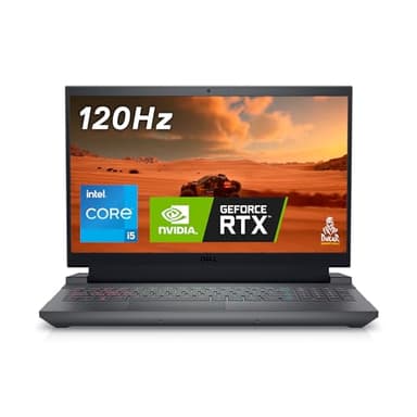 DELL G15 5530 Ordenador portátil Gaming 15.6" FHD 120Hz Display, Intel Core i5-13450HX, NVIDIA RTX 3050 6GB, 16GB RAM, 512GB SSD, Ubuntu Teclado retroiluminado QWERTY Español, Gris