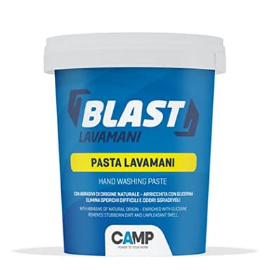 Camp BLAST Pasta Lavamanos con Abrasivos Maturales, con Aroma a Limón, 1000 ml