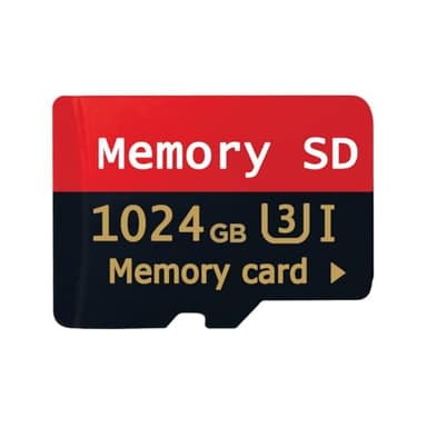 Tarjeta Extreme MicroSDXC de 1024 GB + Adaptador SD Tarjeta，SD Universal Tarjeta de Memoria de Alta Capacidad de 1024 GB Tarjeta TF Resistente al Agua, Tarjeta de Memoria para Smartphones,Tabletas, PC