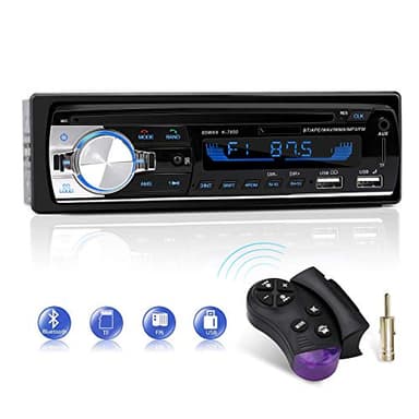 Autoradio Bluetooth, CENXINY FM Radio para Coche Bluetooth 5.0 Llamadas Manos Libres Control Remoto Radio stéreo de Coche con Reproductor de MP3 USB, Soporte iOS y teléfono Android (NO CD)