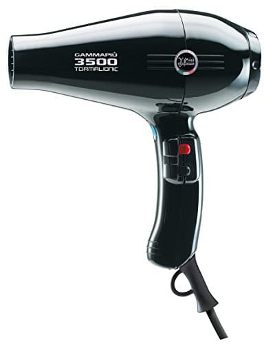 Gamma Piu 3500 Power - Secador de pelo, color negro