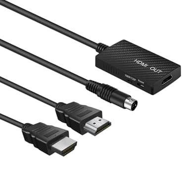 TNP - Cable adaptador HDMI para Sega Genesis 2 y Mega Drive 2 compatible con consolas de juegos Sega Genesis 2 y Mega Drive 2 para televisores HD, monitores y proyectores