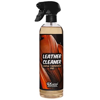 GxDetail Limpiador de Cuero y Piel 500 ml. - Limpia, protege y ayuda a mantener las superficies nuevas - Limpiador de Asientos de coche de Cuero - Leather Cleaner - Fácil Aplicación.