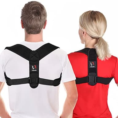 Schiara - Corrector de postura para hombre y mujer - Cómodo soporte para la espalda y hombros