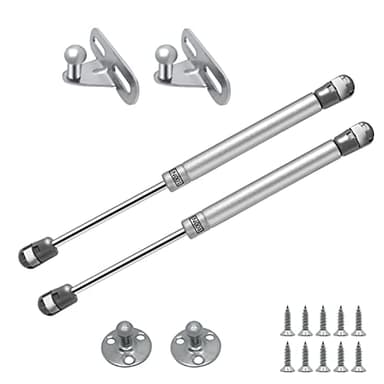2 PCS Muelles de Gas de Acrilonitrilo butadieno estireno (ABS), Amortiguador para Cocina y Muebles, Bisagra Armario, 100N Gato Neumático para Muebles, Brazo Amortiguador