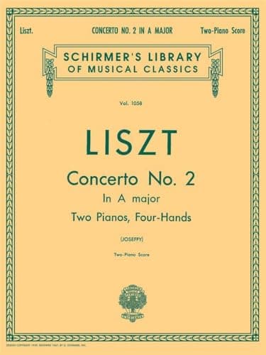 Franz liszt : concerto no. 2 in a major - two pianos, four hands