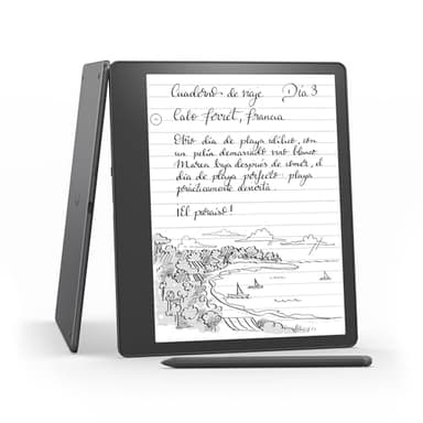 Kindle Scribe (2022), el primer Kindle que a la vez es un cuaderno digital, todo en uno, con 16 GB de almacenamiento y una pantalla Paperwhite de 10,2" y 300 ppp | Con el lápiz premium