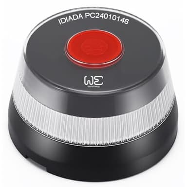 WE Luz Emergencia Coche DGT 3.0 (Obligatoria) Homologado DGT con Geolocalización | Baliza V16 Conectada [Datos incluidos hasta 2038] Luz avería Coche con GPS y Base Imantada - 1 Unidad