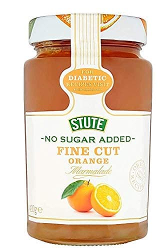 Stute Sin Adición De Azúcar Para Diabéticos Mermelada De Corte Fino (430g) (Paquete de 2)