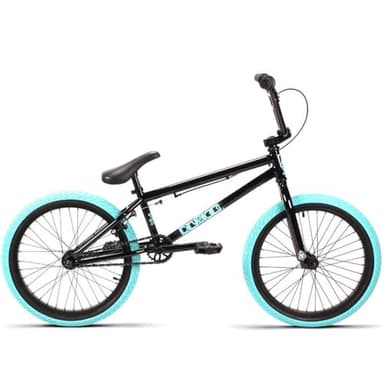 Jet BMX Block BMX Bike Freestyle Bicycle Gloss Black/Teal