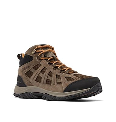 Columbia Redmond 3 Mid WP, Botas montaña de senderismo y trekking, Hombre, Cordovan Elk 2023, 41 EU