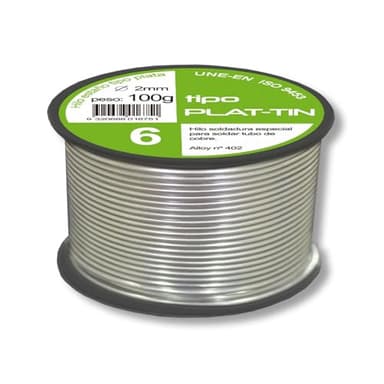 BROFIL - Estaño-Plata Fonta 6% 2Mm Brofil 100 G