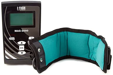 I-TECH MAG 2000, para Magnetoterapia Doméstica y Profesional, 2 canales de 150 Gauss cada uno, 35 Programas, Banda Elástica con 3 Solenoides, Bolsa de Transporte, Fuente de Alimentación y Manual