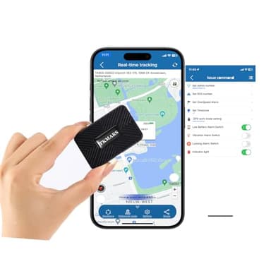 TKMARS Localizador GPS para Coche Moto Bicicleta Niño, Mini Rastreador GPS Alarmas Múltiples Antirrobo Puede,Alarma Moto, mpo Real IP65 Impermeable Geocercas GPS Tracker TK913