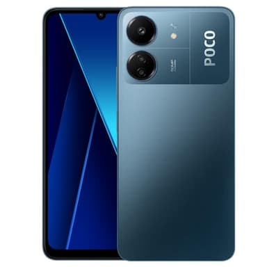 Xiaomi POCO C65 Versión Global con Cargadores estándar Originales de la UE 8GB/256GB Azul MediaTek Helio G85 Octa Core Pantalla de 6.74 Pulgadas 90Hz Cámara de 50MP 5000mAh NFC