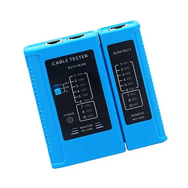 RUIZHI Probador de Cable de Red, Herramienta de Prueba de Cables de Red RJ45 RJ11 RJ12 CAT5 CAT6 UTP USB Comprobador de Cable LAN