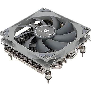 Thermalright AXP90 X36 Enfriador de aire de CPU de perfil bajo con ventilador TL-9015 PWM de 90 mm, 4 tubos de calor, 36 mm de altura, para AMD AM4/Intel LGA 1700/1150/1151/1155/1156/1200 (AXP90 X36)