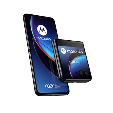 Motorola RAZR 40 Ultra, 8/256GB, procesador Snapdragon 8+ Gen 1, diseño Plegable, cámara Flex View, batería de 3800 mAh con Carga rápida de 33 W, Dual SIM/eSim, Negro (Versión ES/PT)