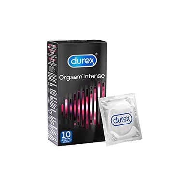 Durex Preservativos Intense Orgasmic con Puntos y Estrías - 12 Condones