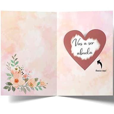 Cheerset Tarjeta Rasca Anunciar Embarazo Vas a ser Abuela con sobre (Abuela)