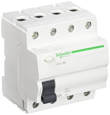 Schneider Electric A9Z06463 Interruptor Diferencial, 4P, 63A, 300Ma, Clase Ac