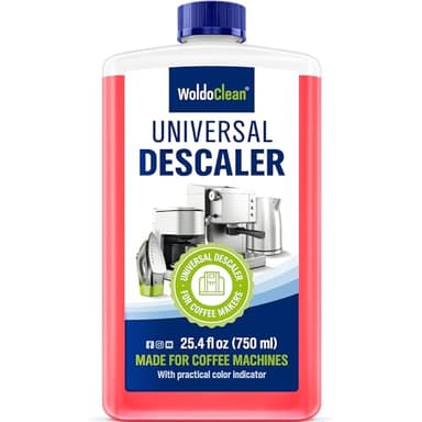 WoldoClean Descalcificador liquido universal 750ml - compatible con todas las cafeteras y cafeteras espresso