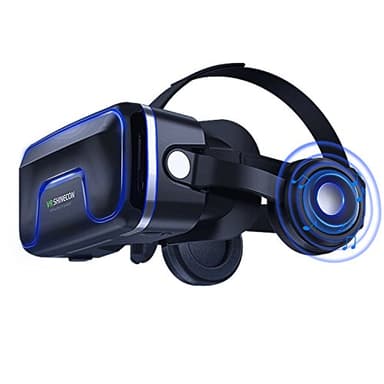Gafas de Realidad Virtual para películas 3D, vídeo, Videojuegos, Gafas 3D, Compatible con Smartphones de 4,7 a 7,0 Pulgadas.