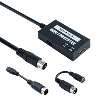 Mcbazel Adaptador HDMI Mega Drive/NEOGEO para HDTV Multifuncional 4:3/16:9, Convertidor de Video HDMI 720P/1080P para Mega Drive 1/Mega Drive 2/NEOGEO.