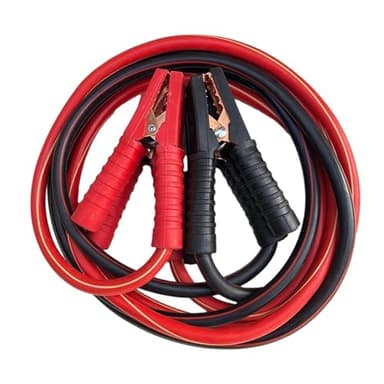 Cable de Arranque Coche, 3/4 metros 1500A Cable de Arranque para Batería de Coche, Cable Puente de Arranque con Pinza de Cocodrilo, Cable de Salto para Emergencias de Coche Camión Furgoneta 12V 24V