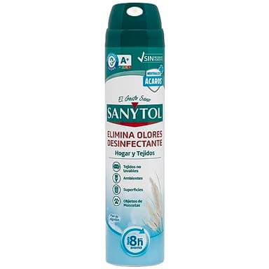 Ambientador sanytol desinfectante para hogar y tejidos spray bote de 300 ml