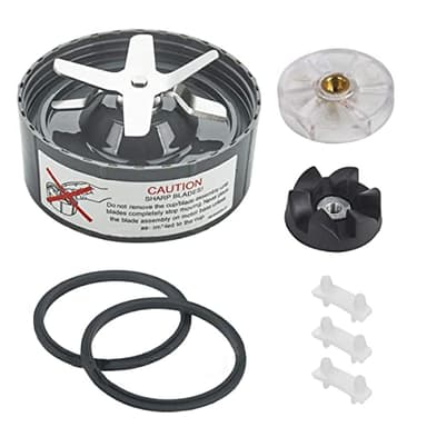 WANGCL Cuchilla extractora de repuesto apta para accesorios Nutribullet NUTRI 600 W 900 W con juntas de goma de silicona, junta tórica, rueda de transmisión, almohadilla antivibración