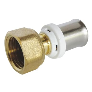 SOMATHERM FOR YOU - / 5703-16-15 - acoplamiento recta tubo de sujeción de múltiples capas Ø16 - tuerca rotativa Mujer 15/21 (1/2 '') Para conectar un Ø16 diámetro del tubo multicapa
